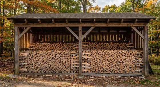 Укладка дров в Барнауле, переулок Тенистая, 36