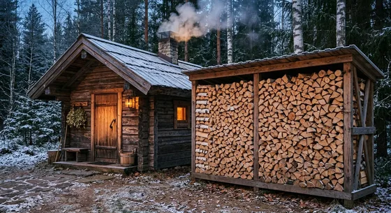 Укладка дров в Барнауле, улица Зелёная, 2Б